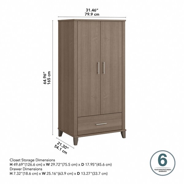 Somerset Large Armoire Cabinet by Bush Furniture - - 35242714