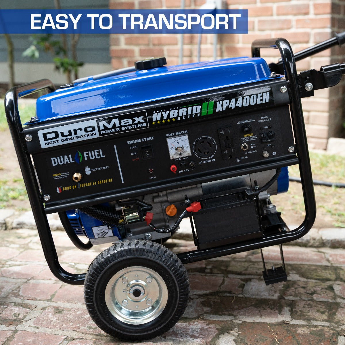 4,400 Watt Dual Fuel Portable Generator