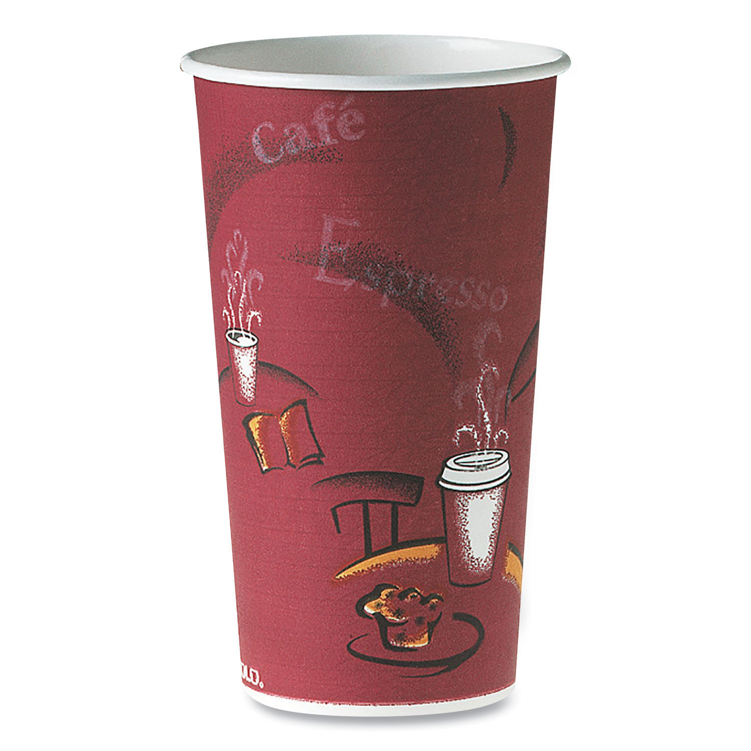 Single-Sided Poly Paper Hot Cups by SOLOandreg; SCC420SI