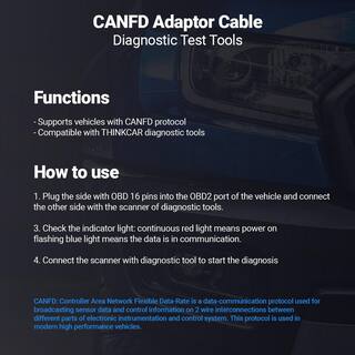 Thinkcar CANFD Adaptor Cable Diagnostic Equipment Tool 309010004