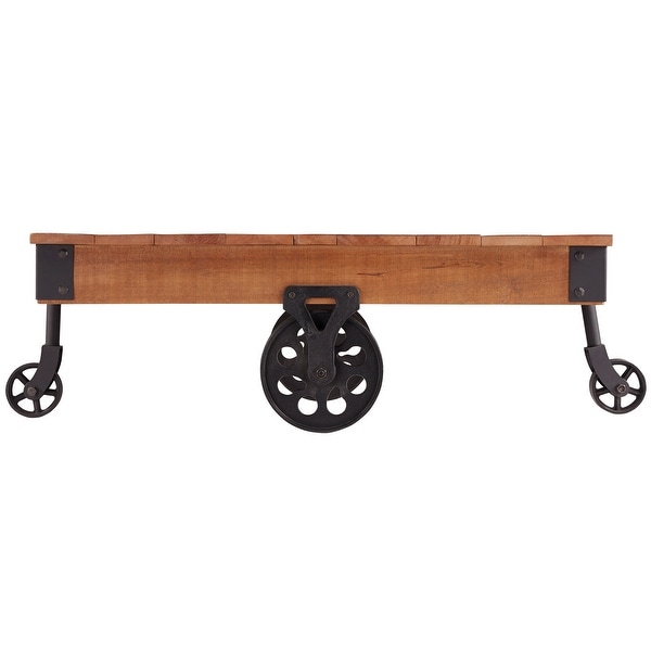 Myra Industrial and Rustic 47-inch Coffee Table by iNSPIRE Q Classic