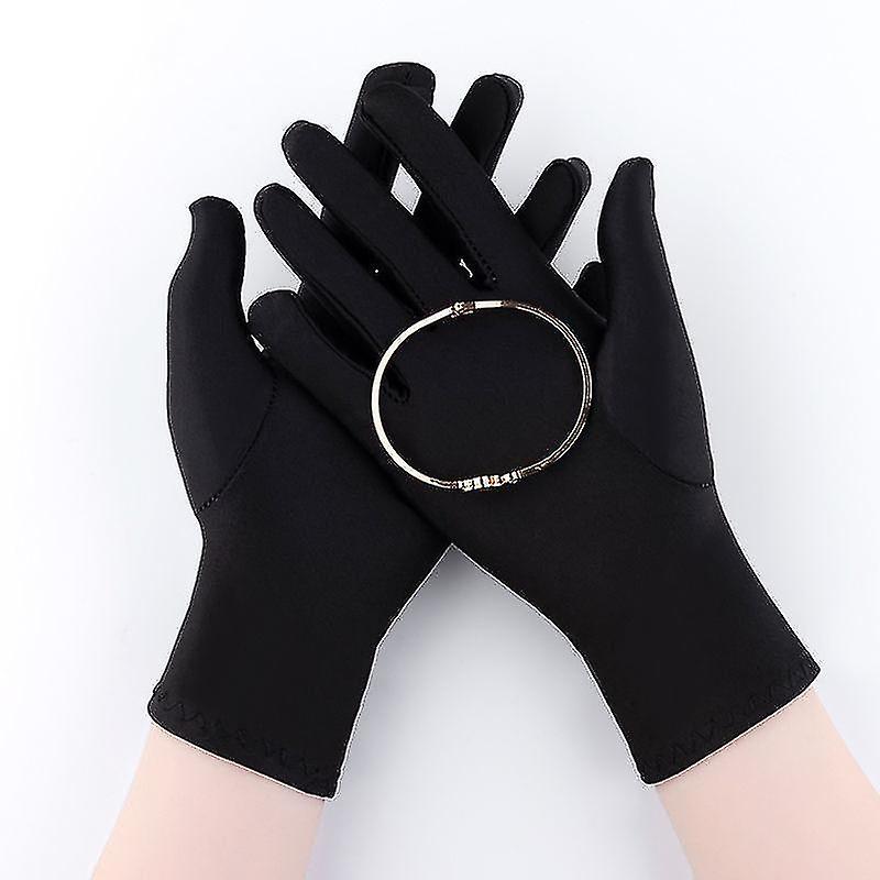 3 Pairs Elastic Spandex Gloves Jewelry Inspection Gloves Etiquette Glove