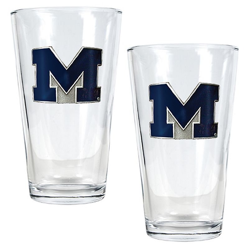 Michigan Wolverines 2-pc. Pint Ale Glass Set