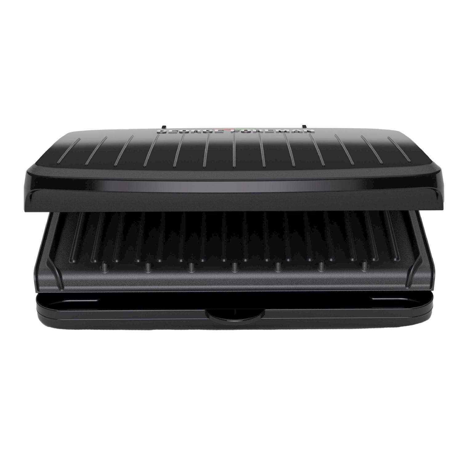 Black+Decker Black Aluminum Nonstick Surface Grill and Panini Press 75 sq in