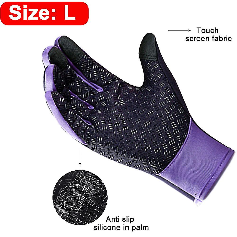 Winter Thermal Gloves Men Women Touch Screen Heated Glove Hands Warm For Hiking Driving Running Bike Cycling