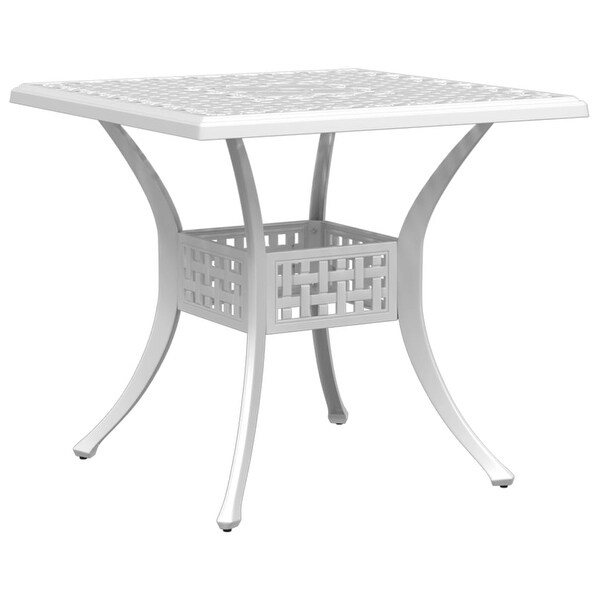 vidaXL Patio Table White 31.5