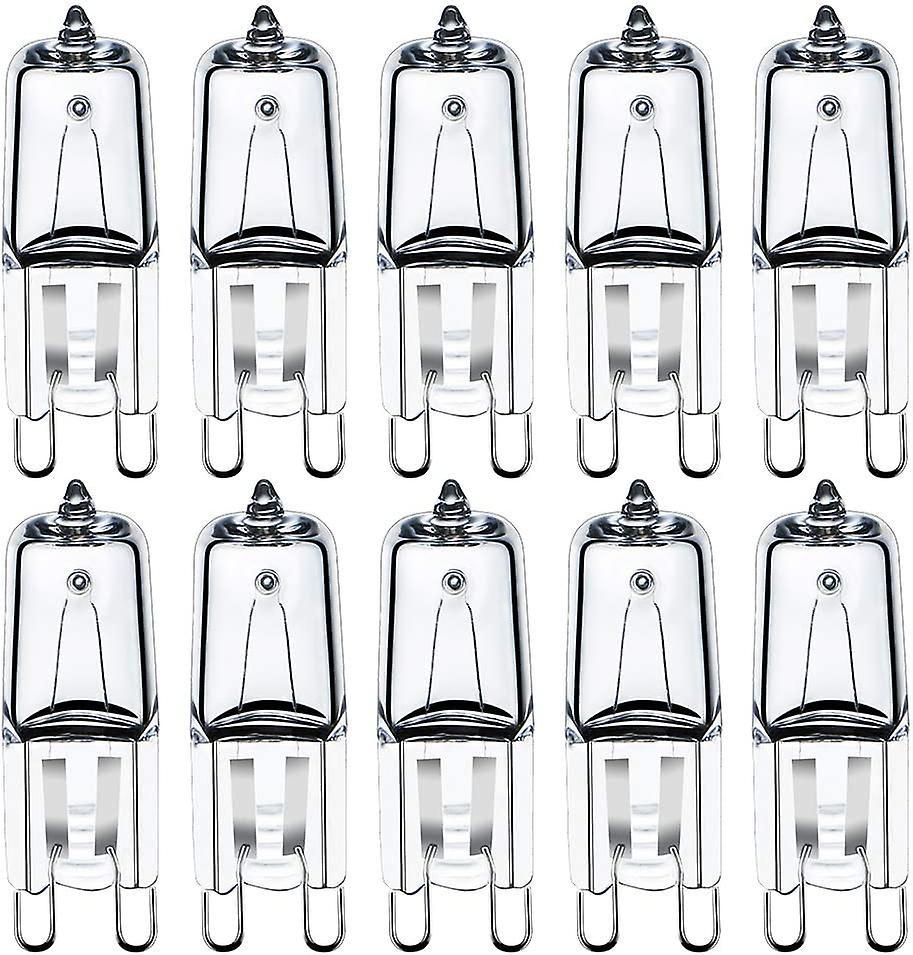 45w G9 Halogen Light Bulbs G9 Clear Capsule Light Bulbs 230v Warm White Dimmable Pack Of 10