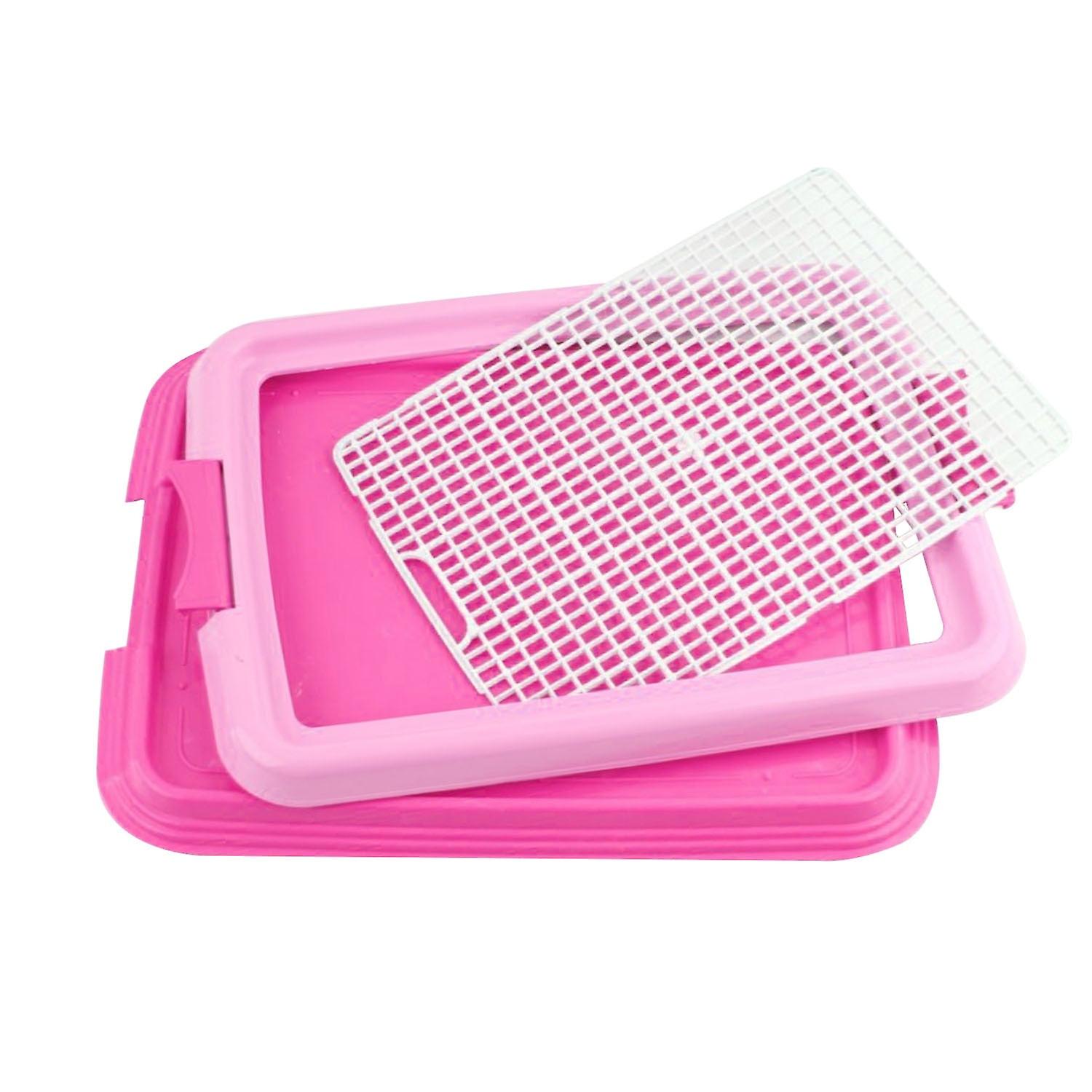 Detachable plastic mesh dog potty