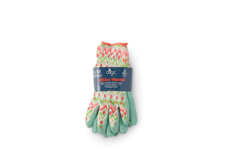 Digz Women\u0027s Indoor/Outdoor Gardening Gloves Blue S/M 3 pk