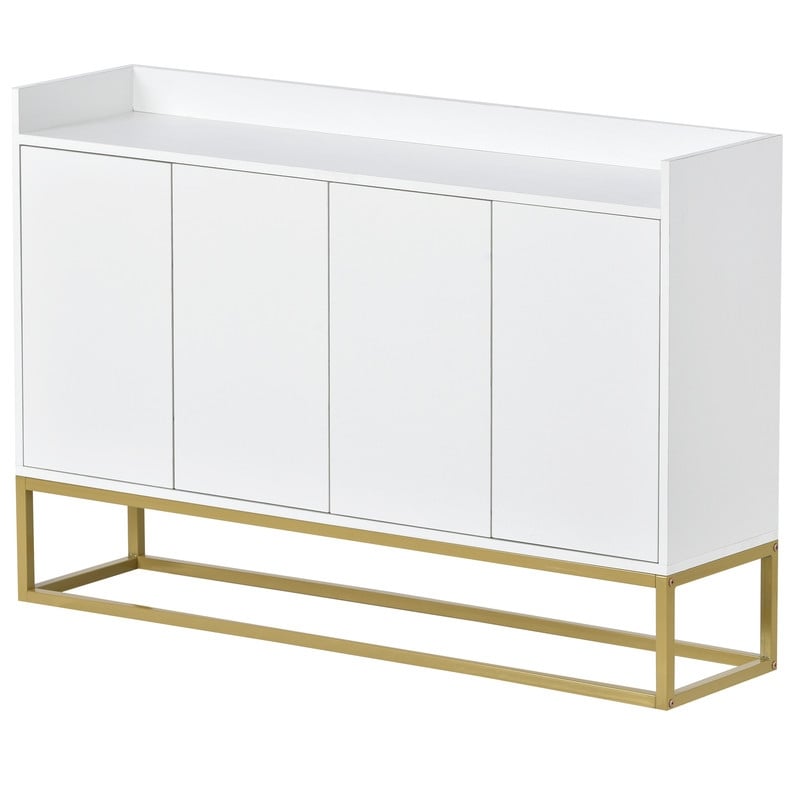 Elegant Sideboard Buffet Storage Cabinet with 4 Doors