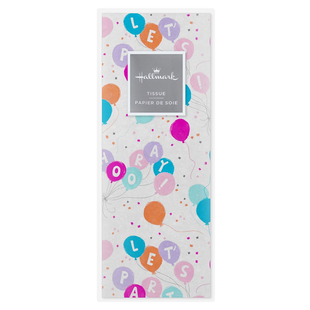 Hallmark  Party Balloons Tissue Paper, 6 Sheets