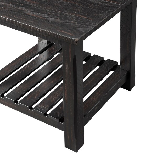 Barn Door Wood End Table by Martin Svensson Home