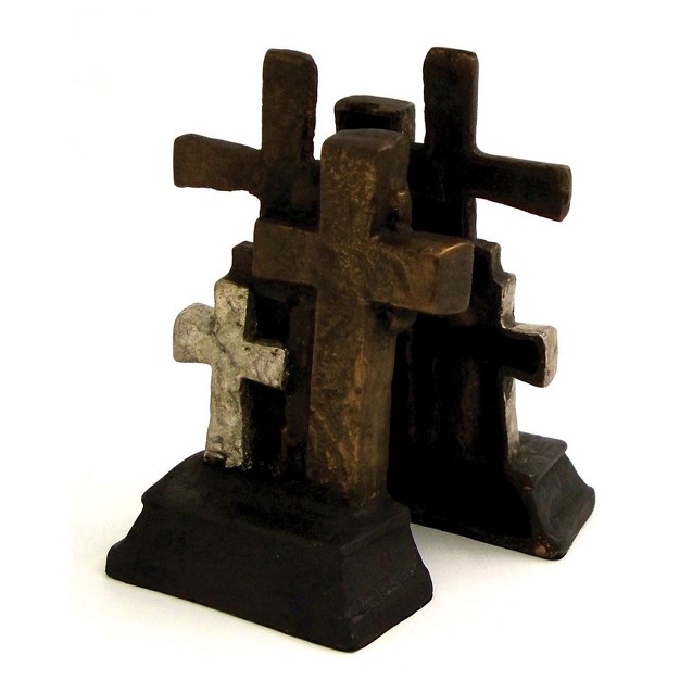 Cast Metal Bookends Bronze r10z