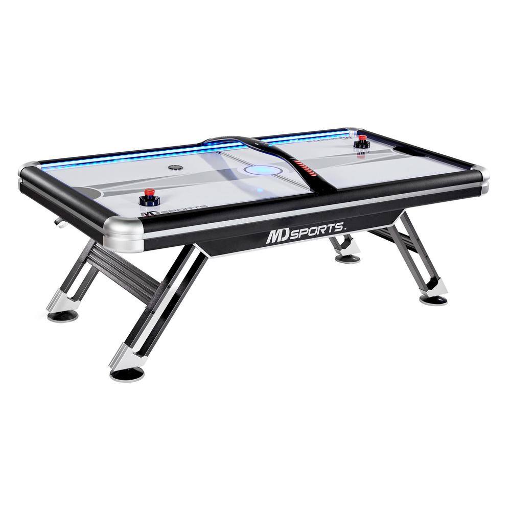 MD Sports Titan 7.5 ft. Air Powered Hockey Table with Overhead Scorer AH090Y21001