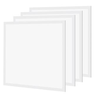 WYZM 2 ft. x 2 ft. 5800 Lumens Integrated LED Panel Light 5000K Bright White (12-Pack) 2X2-12P-A