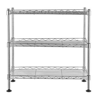 Karl home Modern Silver Wire Shelf (17.72 in. D x 7.87 in. W) 302589548684