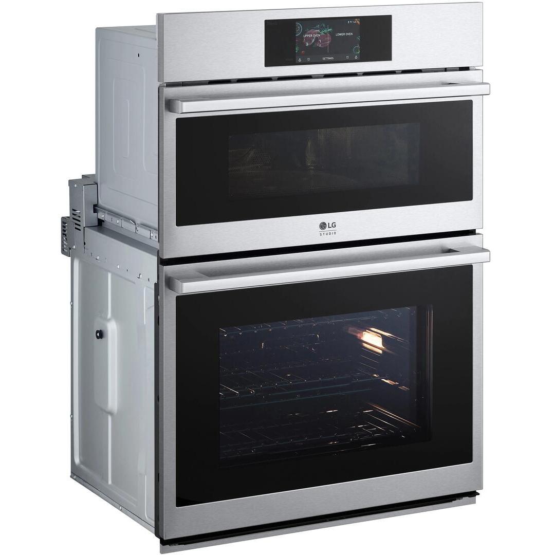 LG 30-inch, 6.4 cu.ft. Built-in Combination Oven with True Convection Technology WCES6428F