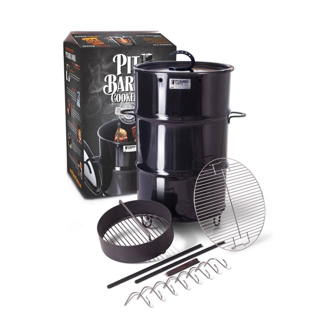 Pit Barrel Cooker 18.5 in. Classic Vertical Smoker Package 212