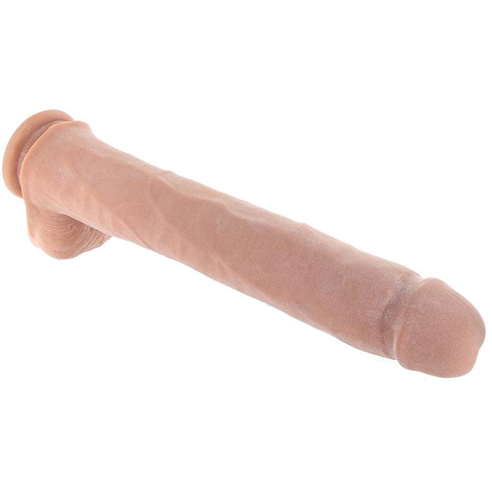 Au Naturel Daddy 14 Inch Sensa Feel Dildo in Mocha