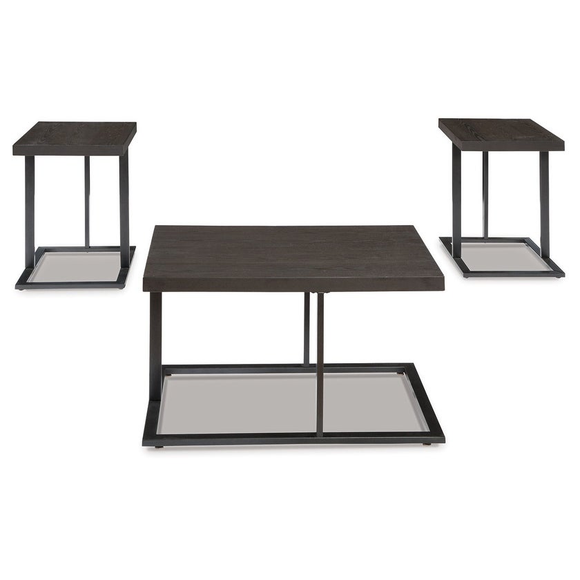 T194-13 Airdon Bronze Finish Occasional Table Set