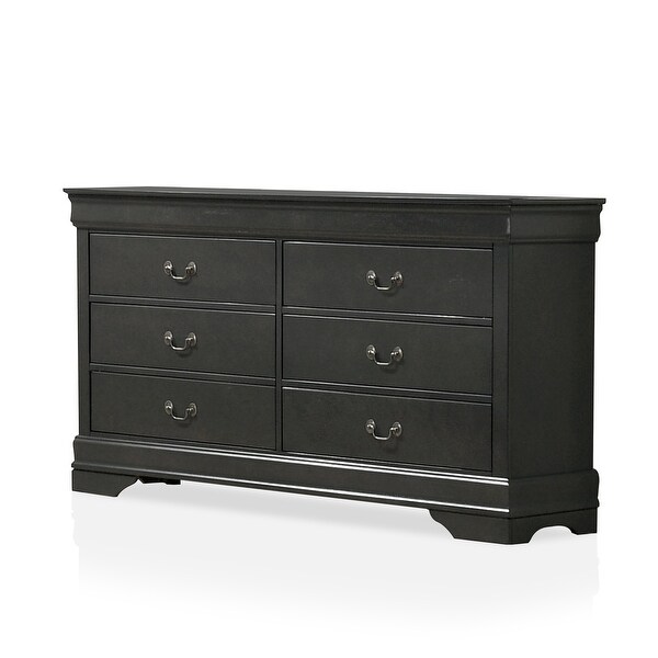 Furniture of America Lavina Contemporary 6-Drawer Dresser with Mirror - - 35634485