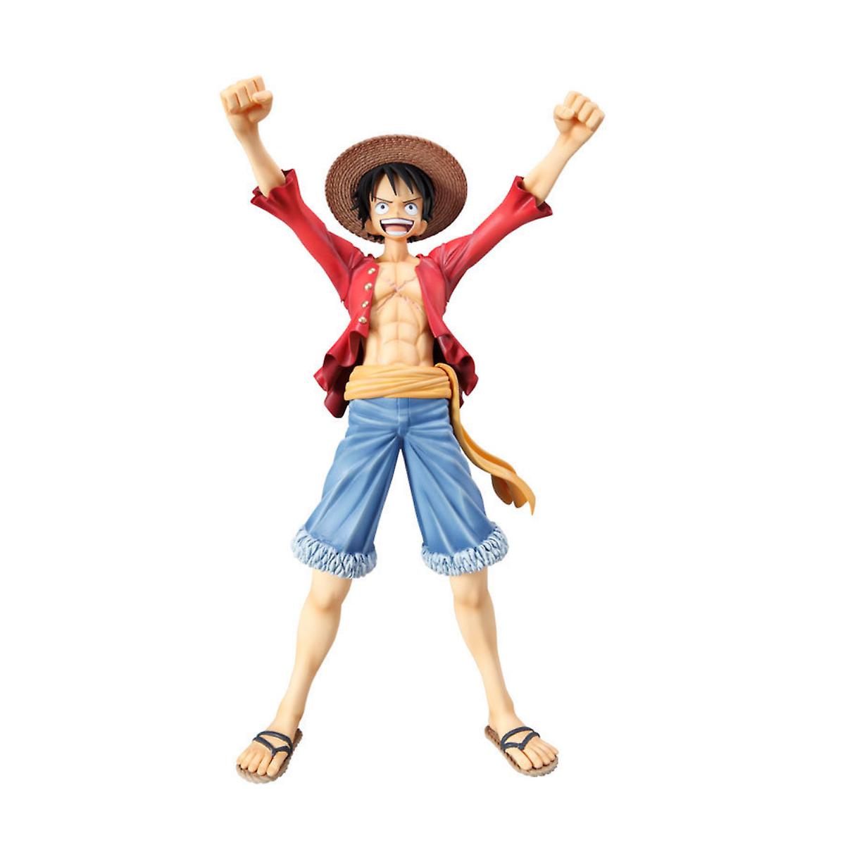 Straw Luffy One Piece Anime Action Figure Toy Model 20cm