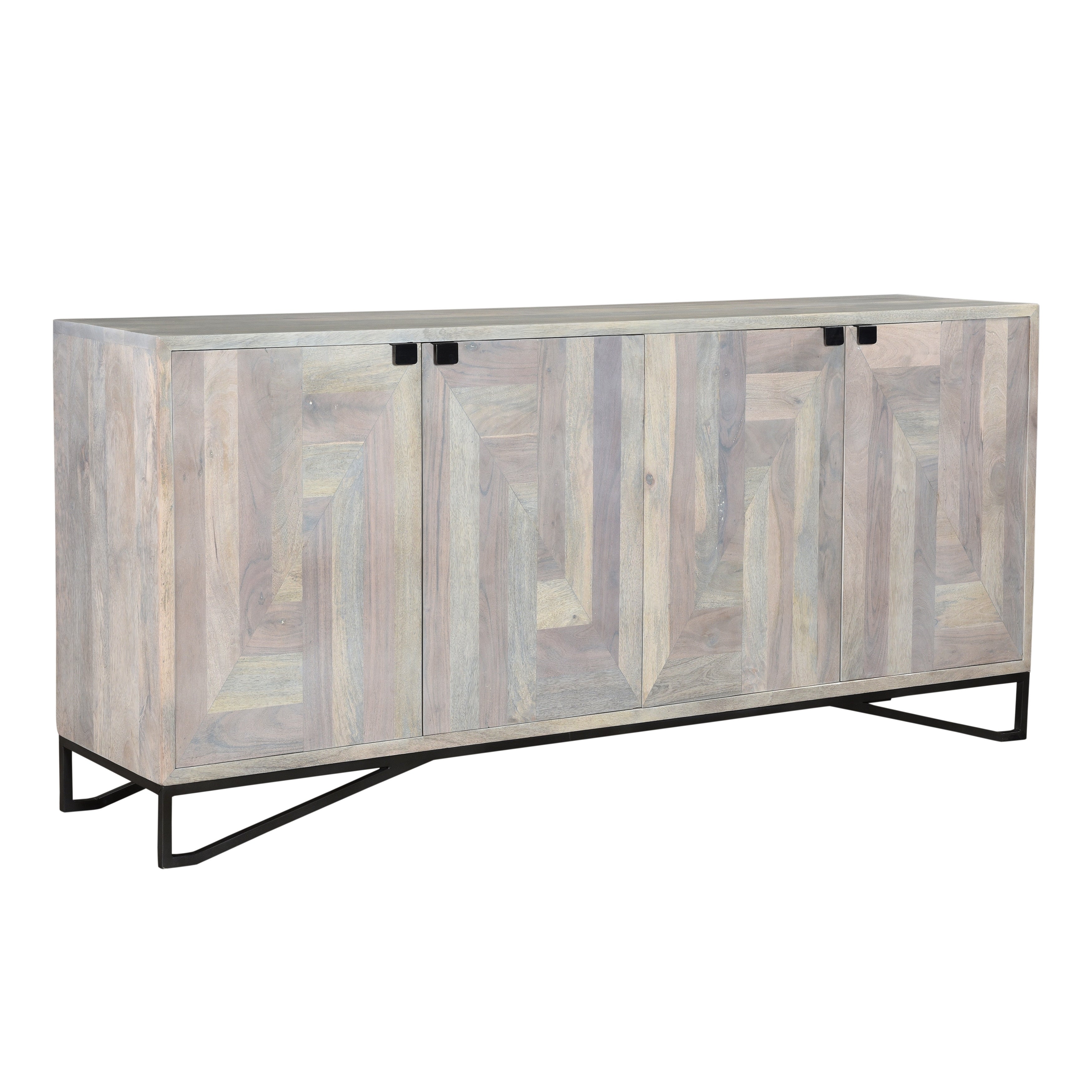 Caden 4-Door Plank Sideboard