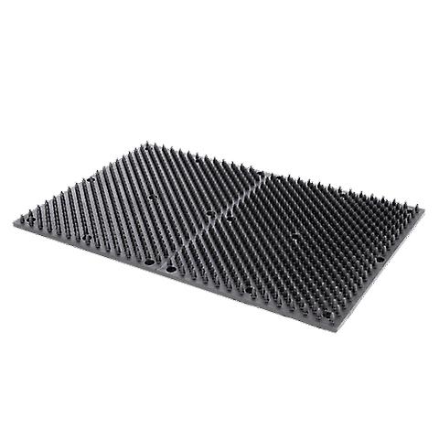 Brush mat for Horse， Calf， Goat Black (L60xW40cm)