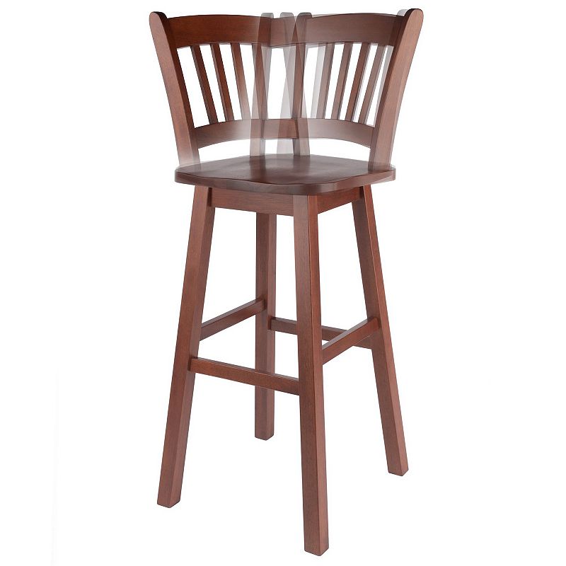 Winsome Wood Fina Swivel Seat Bar Stool