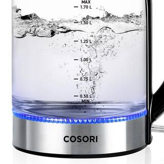 Cosori Original Electric Glass Kettle with Bonus Coasters 1.7L KAAPEKCSNUS0010