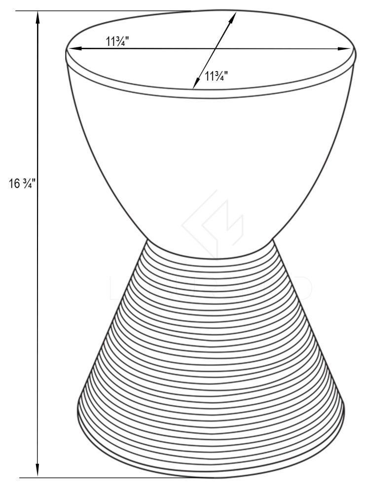 Leisuremod Boyd Modern Plastic Round Side End Table   Contemporary   Side Tables And End Tables   by Uber Bazaar  Houzz