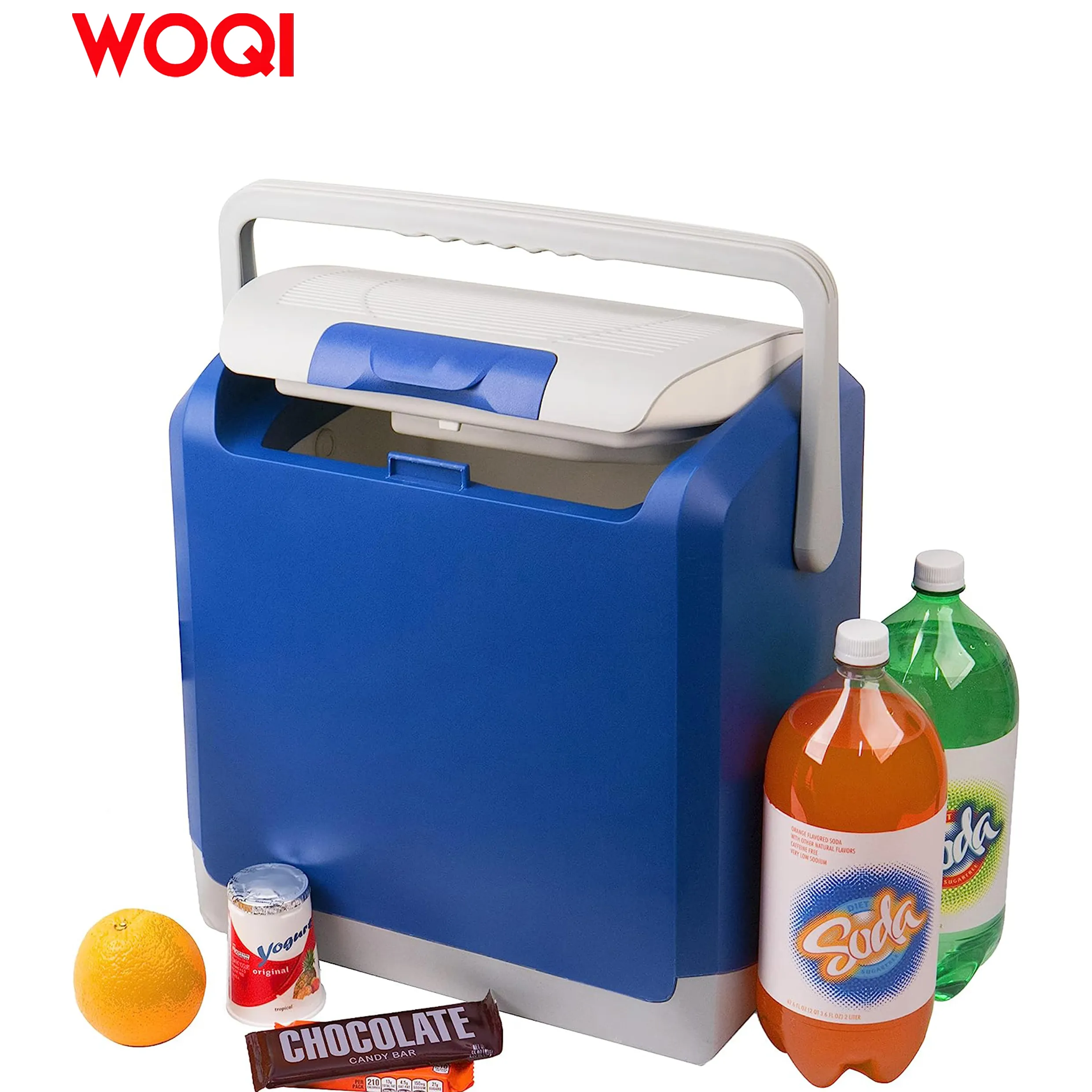 WOQI portable thermoelectric cooler/heater  small personal  electric refrigerator  suitable for cars  RVs  and camping