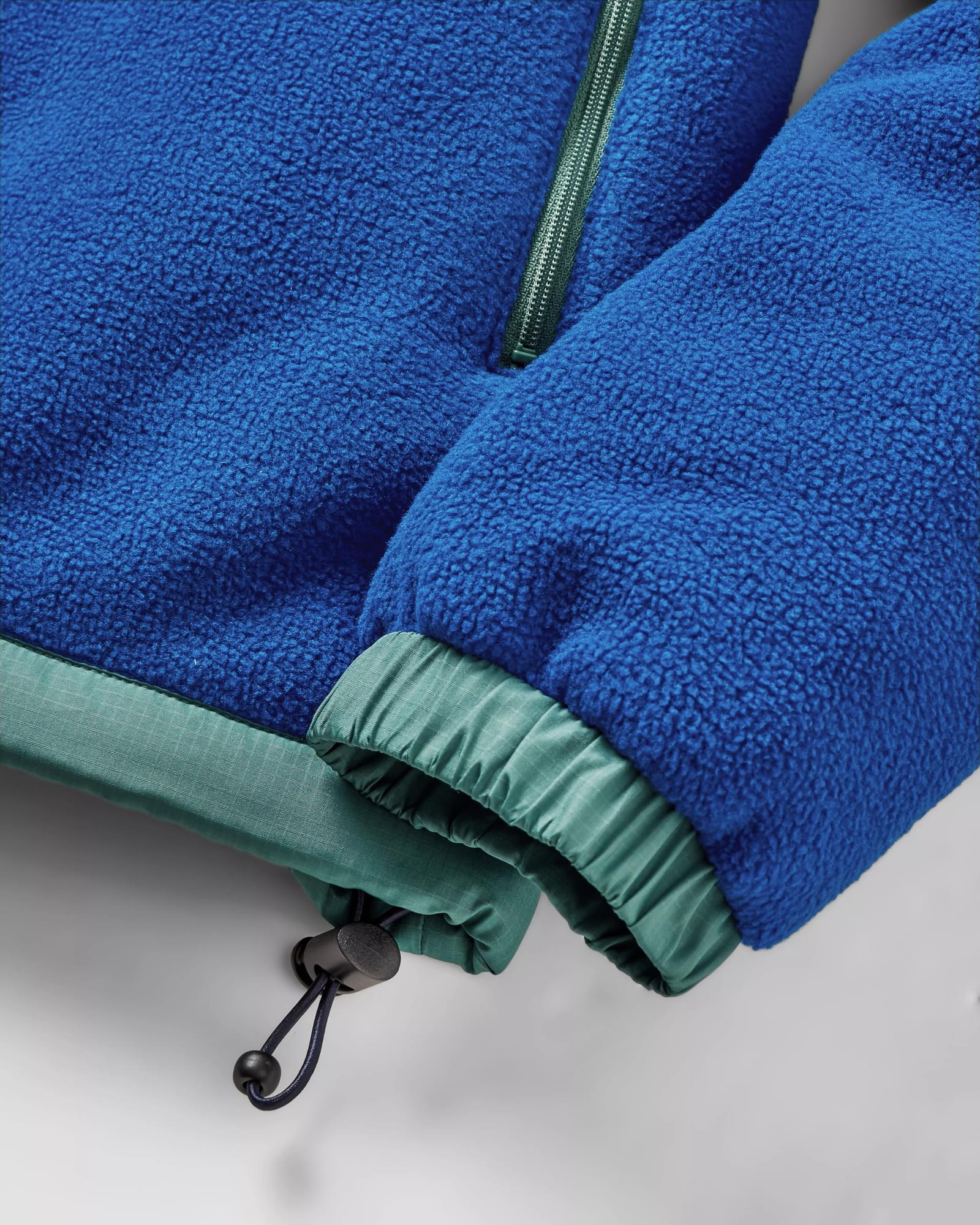 Solace Recycled Sherpa-Lined Polar Fleece - True Blue