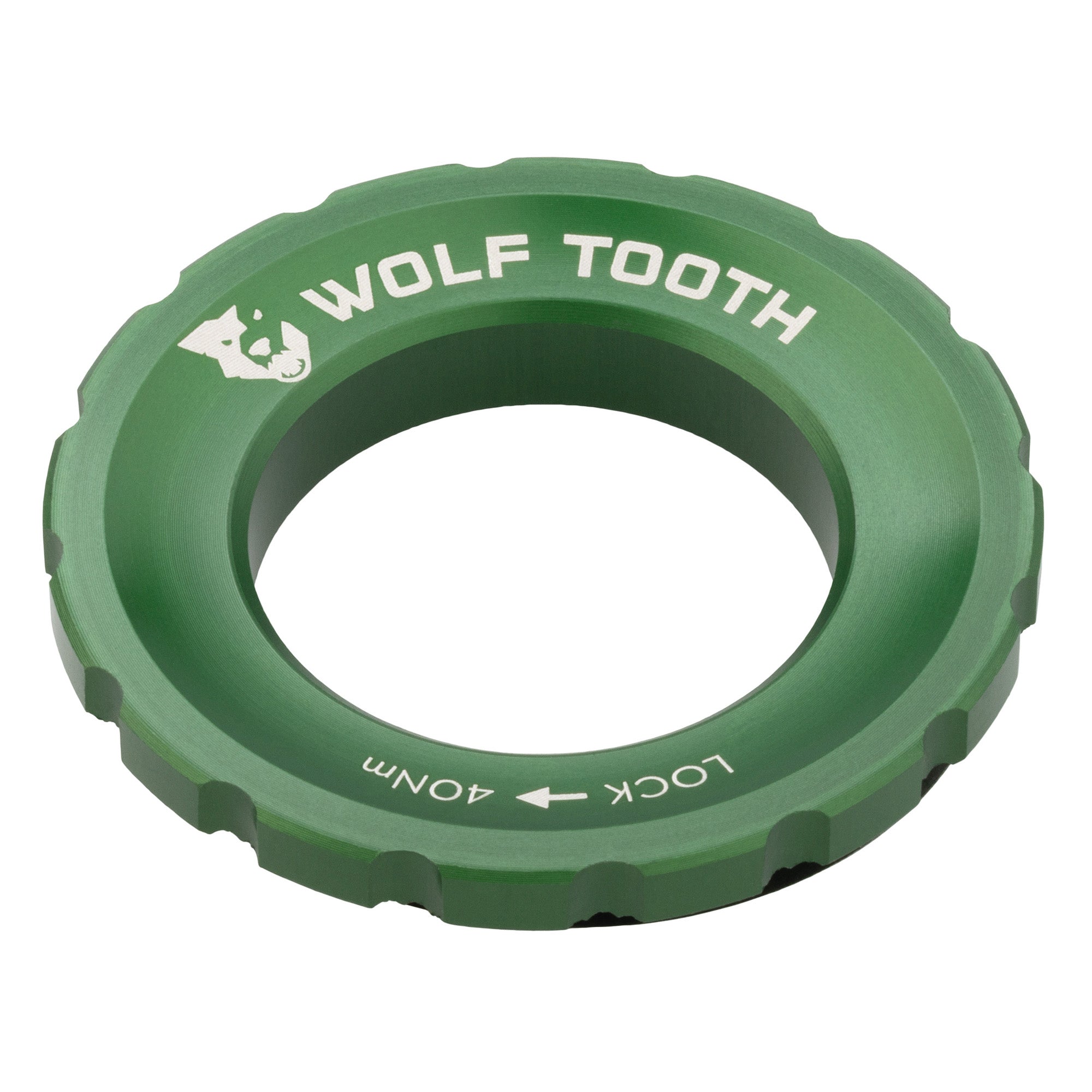 Wolf Tooth Components Centerlock Rotor Lockring - Green