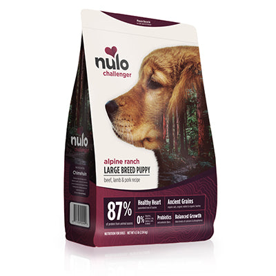 Nulo Challenger Large Breed Puppy Beef， Lamb and Pork Recipe Dry Dog Foo