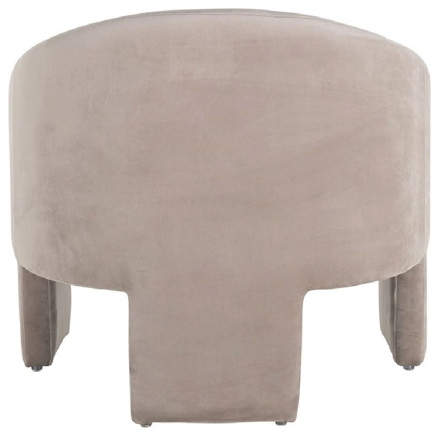 Modern Velvet Accent Armchair  OROA Charmaine   Midcentury   Armchairs And Accent Chairs   by Oroa   Distinctive Furniture  Houzz