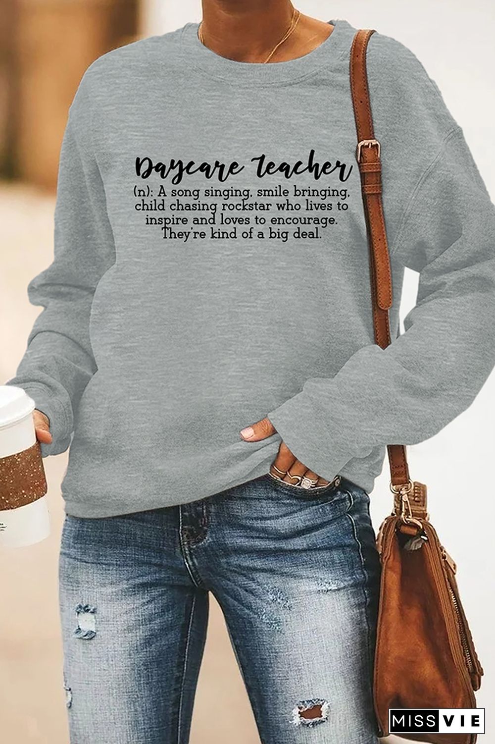 Daycare Teacher Definition Sweatshirt Wholesale