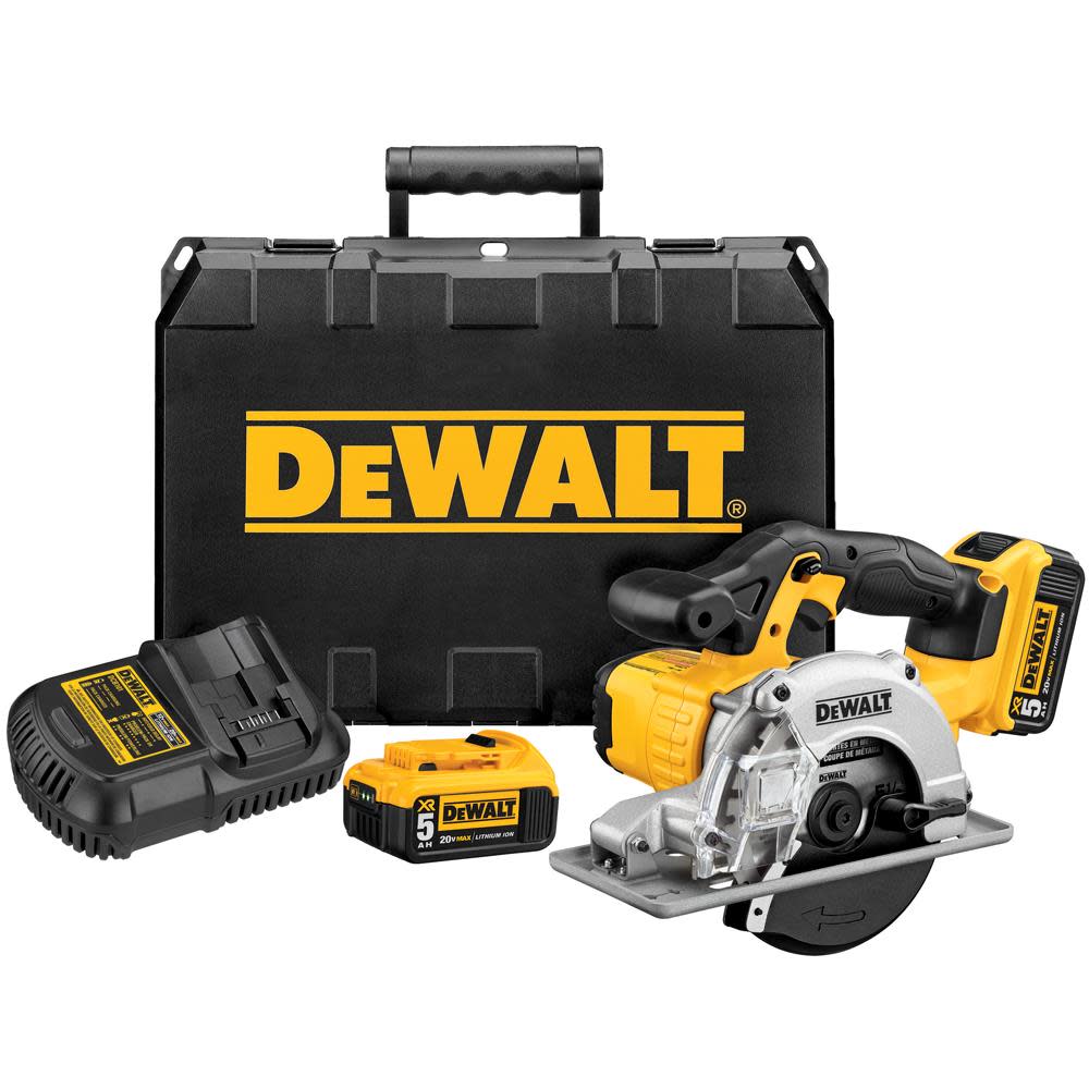 DEWALT 20V MAX Lithium Ion Metal Cutting Circular Saw Kit DCS373P2 from DEWALT