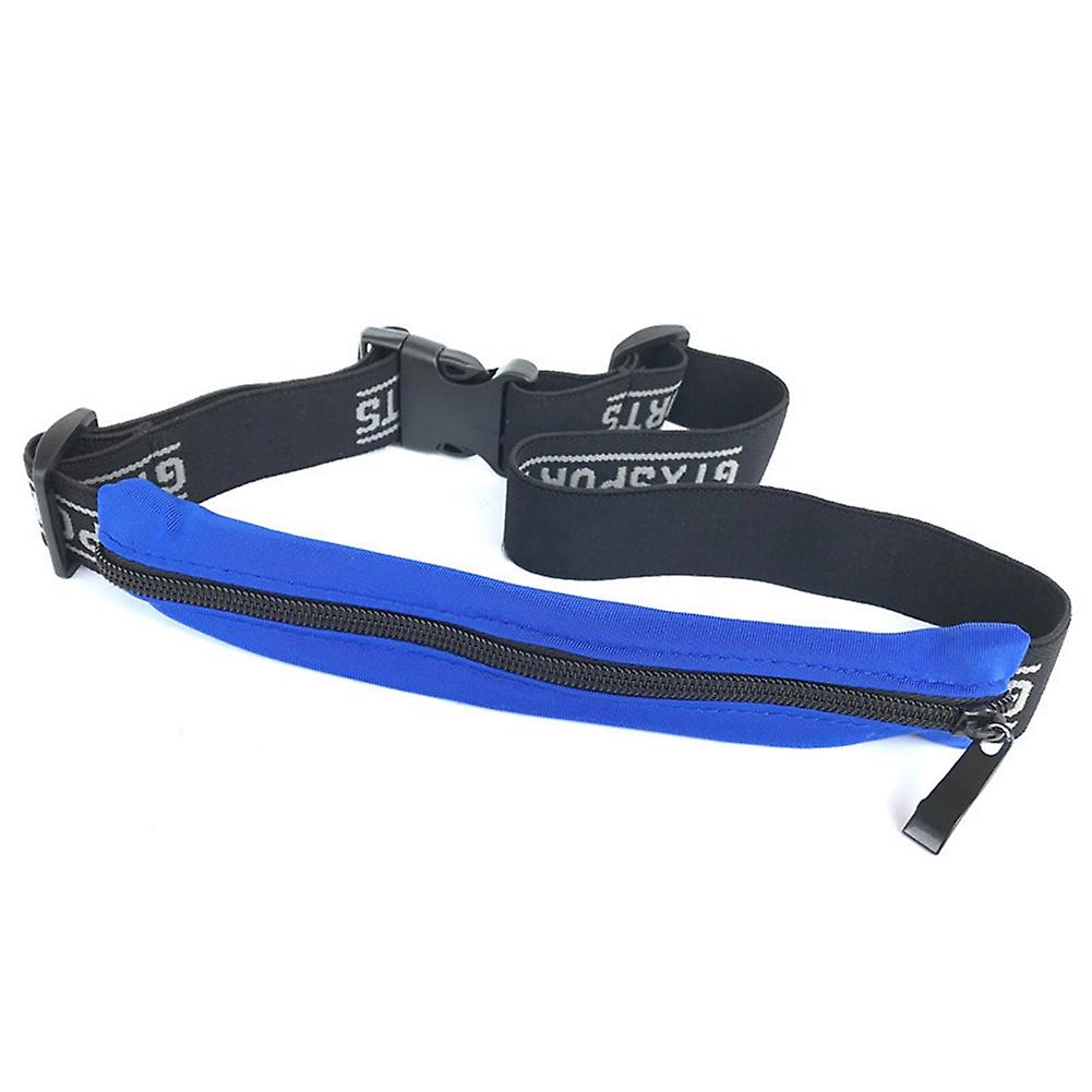 Outdoor Sports Running Travel Waist Bag Belt Yoga Phone Money Pocket (blue)