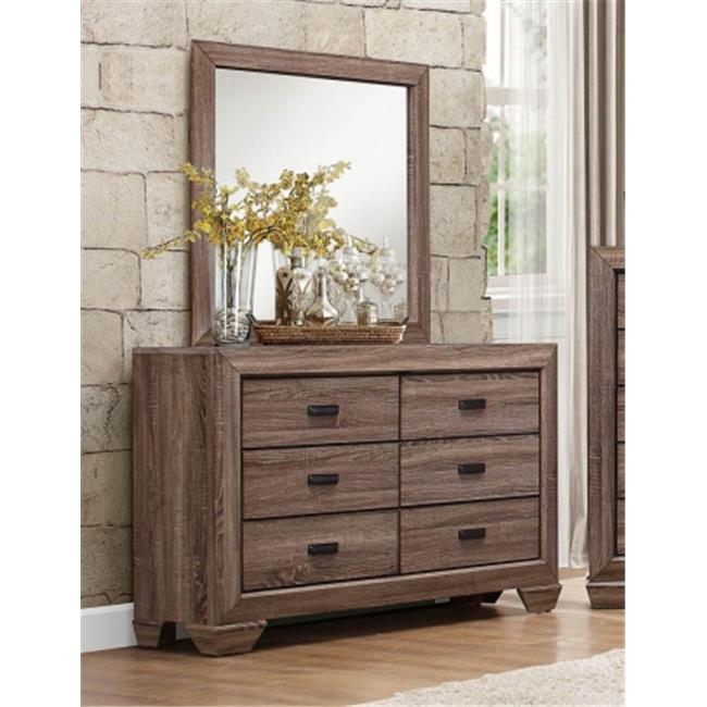 Homelegance 1904-5 Beechnut Collection Dresser- Light Elm - 59 x 16.5 x 36.75 in.