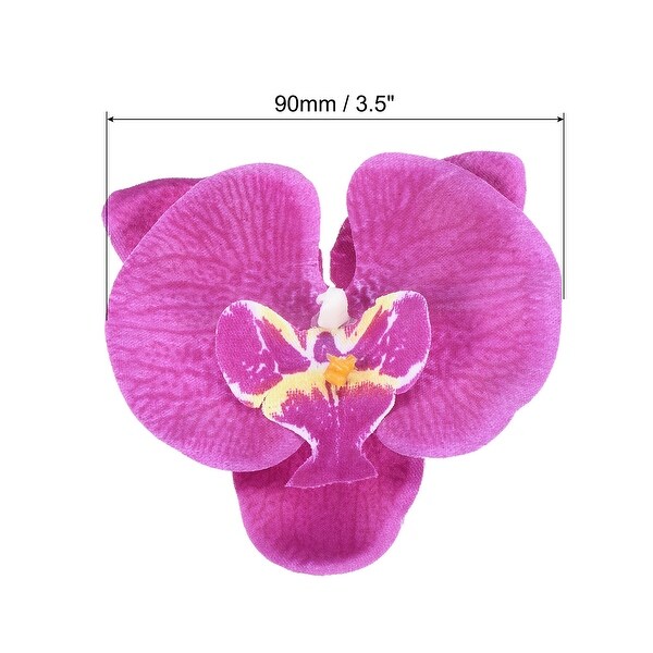 20Pcs Artificial Silk Butterfly Orchid Flower Heads for Wedding Decor