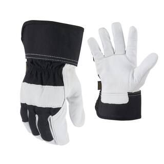 FIRM GRIP Large Goatskin Leather Work Gloves 45053-032