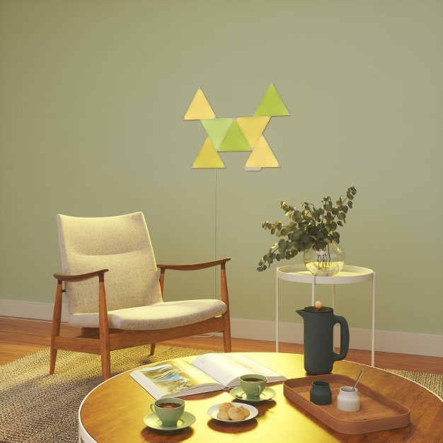 Nanoleaf 7pk Shapes Triangle Smarter Led Light Kit