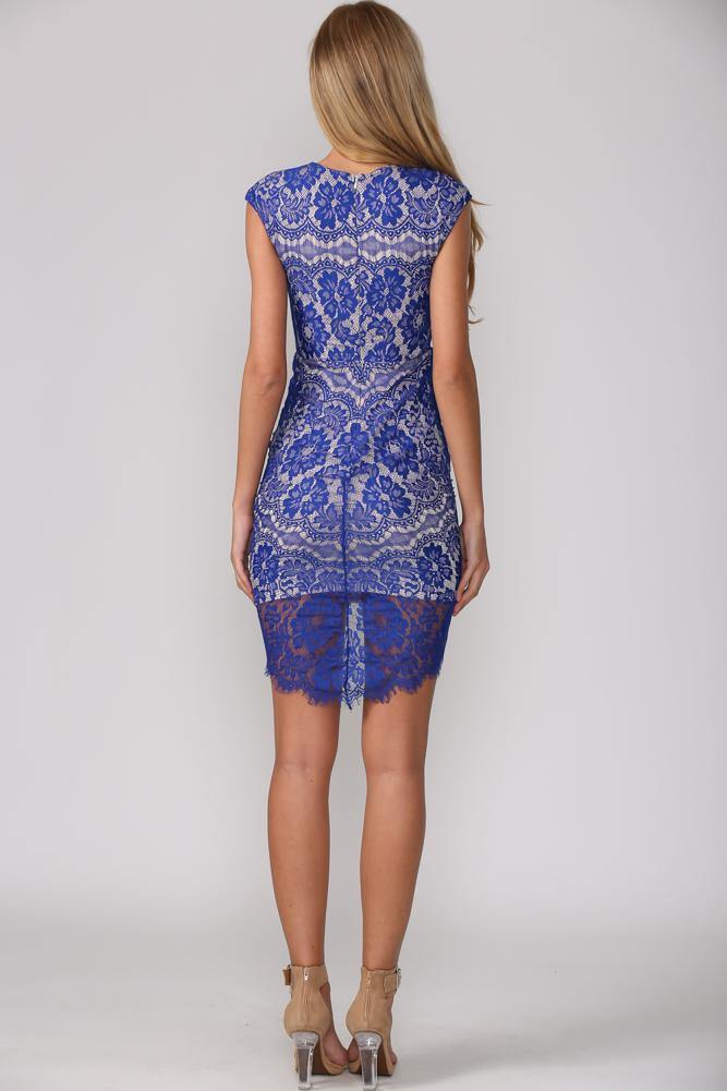 Lady Luxe Dress Blue