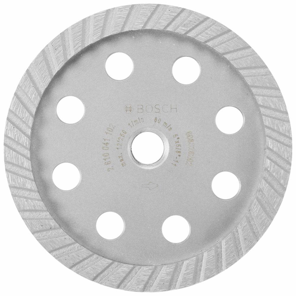 Bosch 5 In. Turbo Diamond Cup Wheel DC530S from Bosch