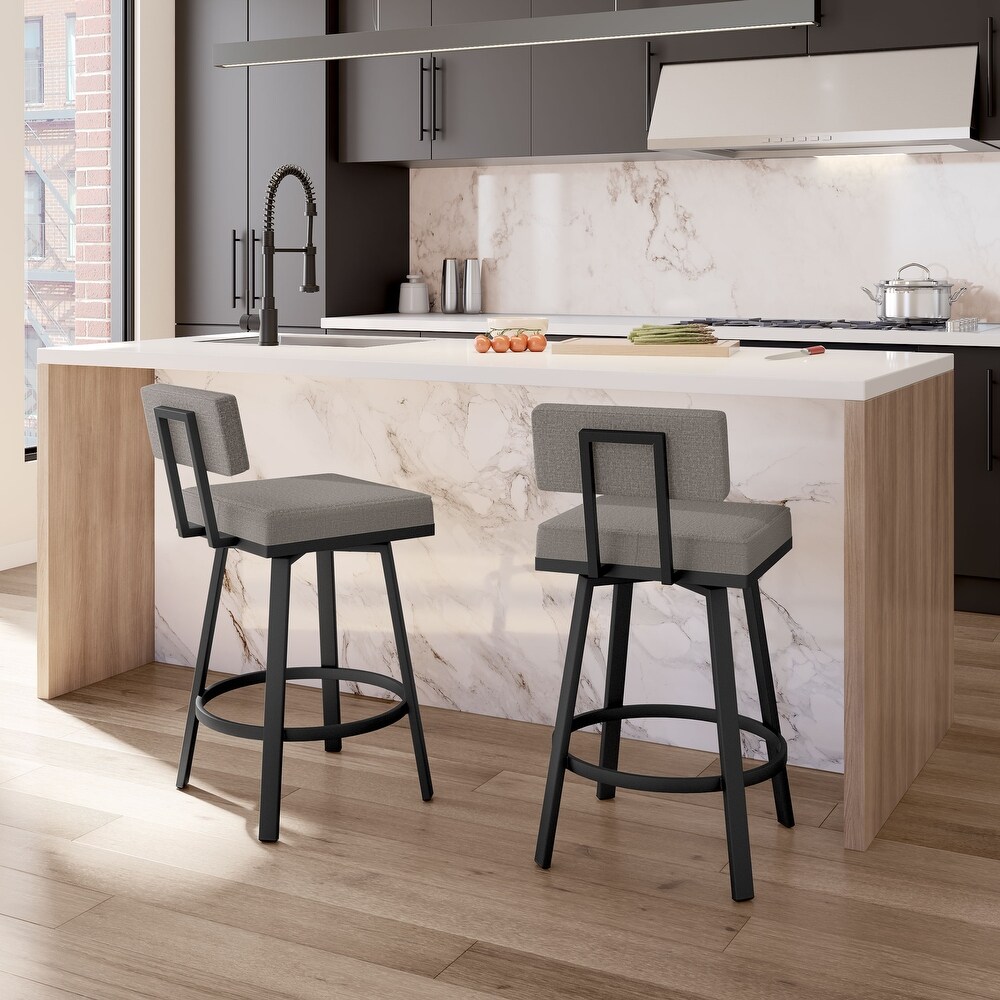 Amisco Staten Swivel Counter   Bar Stool