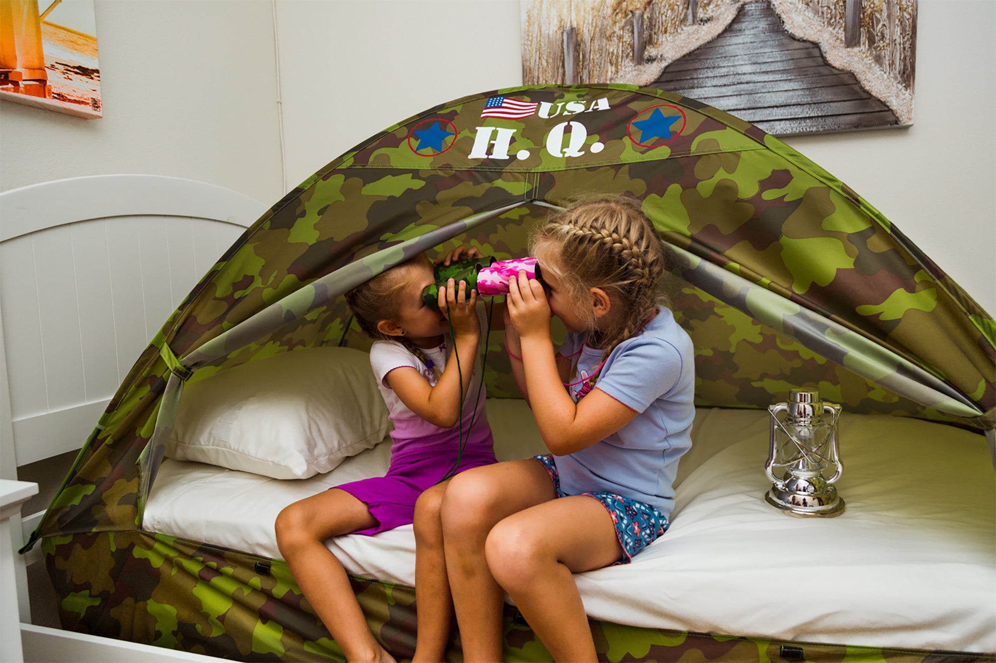 Pacific Play Tents H.Q Bed Tent Twin