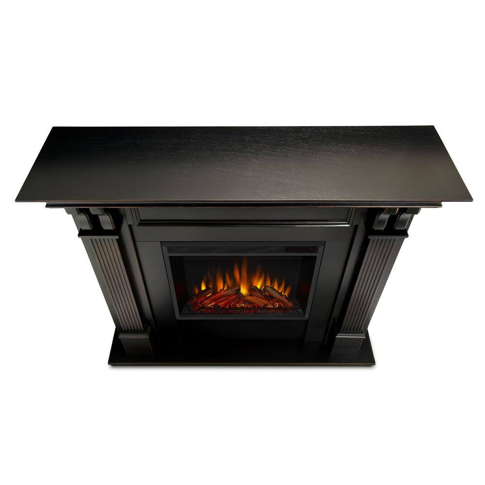 Real Flame Ashley 48 in. Electric Fireplace in Blackwash 7100E-BW