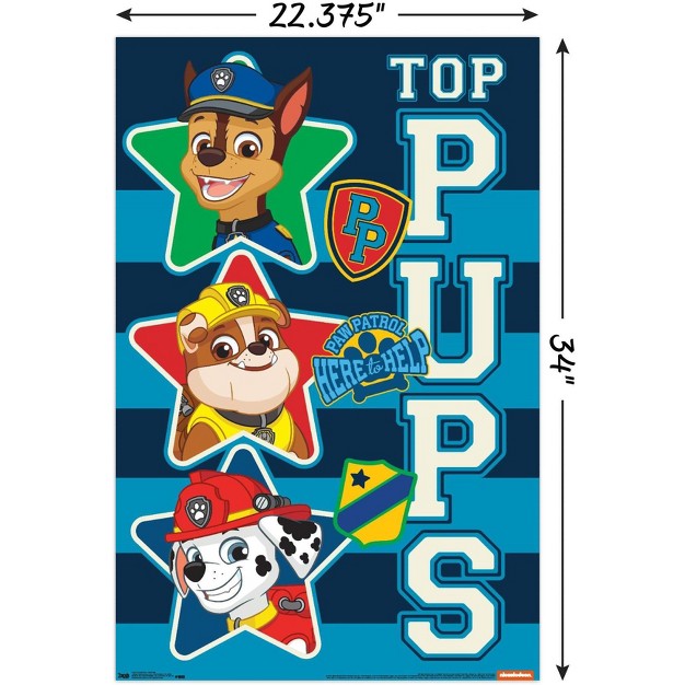 Trends International Nickelodeon Paw Patrol Top Pups Unframed Wall Poster Prints