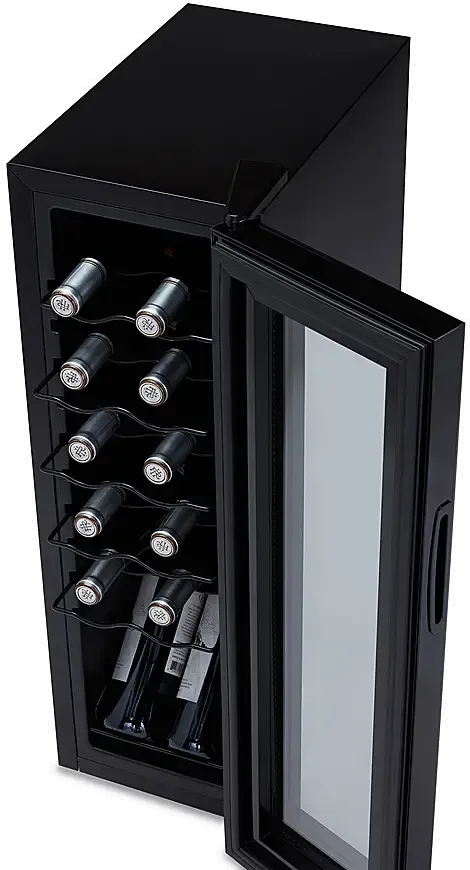 Newair Shadow Series 12 Bottle Wine Cooler Refrigerator - Black